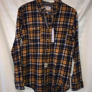 denim and flower mens flannel